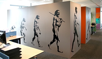 Interieur aankleding in Domus Medica