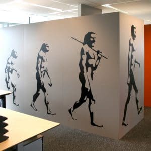 Grafische interieur aankleding